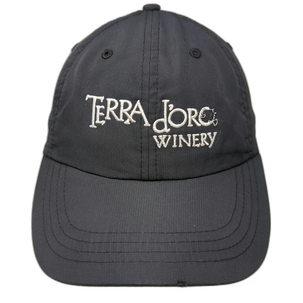 Ouray Terra d'Oro Winery Black Baseball Cap One Size Embroidered Adjustable Hat